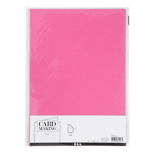 Creativ company karton roze a4 220g, 10st.