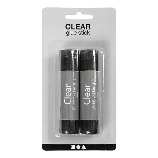 Creativ company http: www.cchobby.nl transparante-lijmstift-rond-10-gr-2-stuk-1-doos