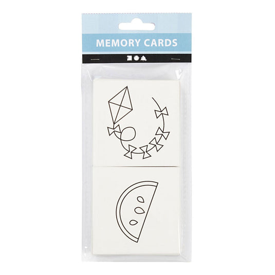 Creativ company http: www.cchobby.nl memory-kaarten-afm-7x7-cm-400-gr-wit-1-set