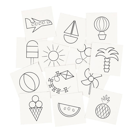 Creativ company http: www.cchobby.nl memory-kaarten-afm-7x7-cm-400-gr-wit-1-set