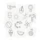 Creativ company http: www.cchobby.nl memory-kaarten-afm-7x7-cm-400-gr-wit-1-set