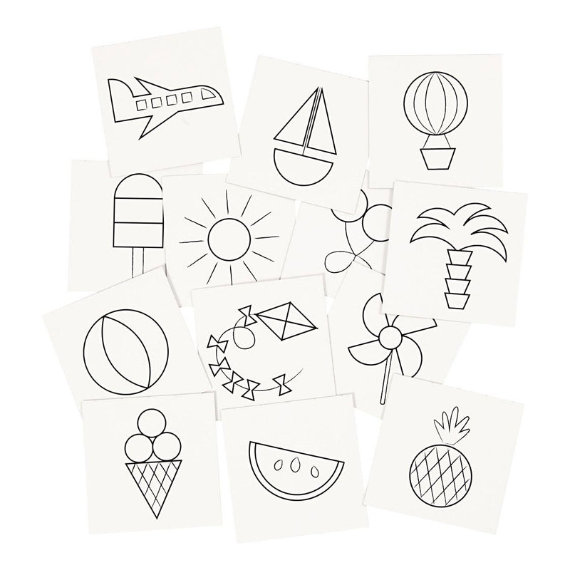 Load image into Gallery viewer, Creativ company memo kaarten wit, 13 paren

