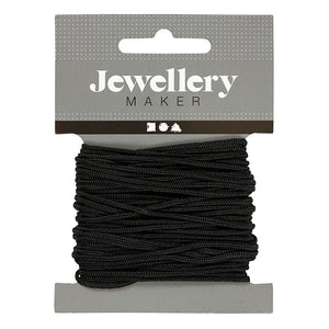 Creativ company macrame koord zwart, 8m
