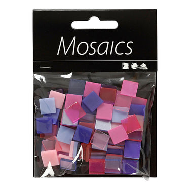 Creativ company mini mozaiek paars 10x10mm, 25 gram