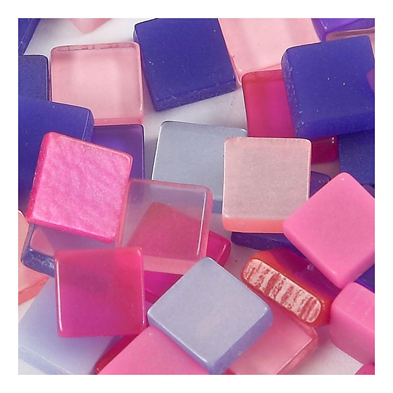 Afbeelding laden in galerijviewer, Creativ company mini mozaiek paars 10x10mm, 25 gram
