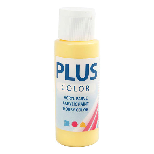 Creativ company plus color acrylverf primerose yellow, 60ml