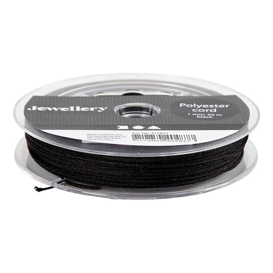 Creativ company https: www.cchobby.nl polyester-koord-dikte-1-mm-zwart-50-m-1-rol