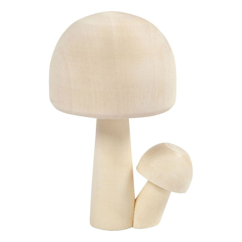 Afbeelding laden in galerijviewer, Creativ company gecombineerde houten paddestoelen
