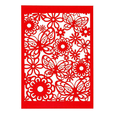 Creativ company patroonkarton rood, 10st.