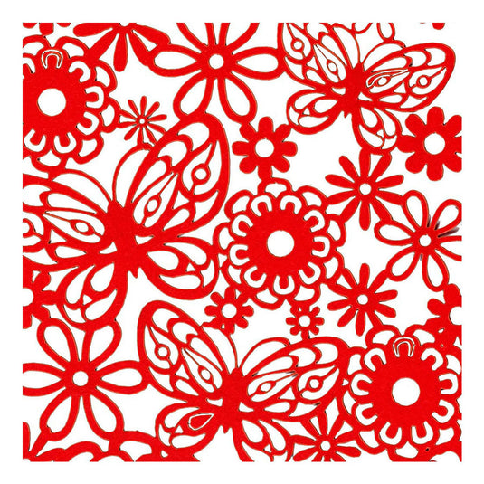 Creativ company patroonkarton rood, 10st.