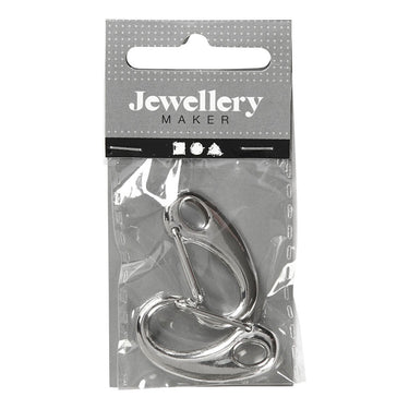 Creativ company https: www.cchobby.nl sleutelhaak-l-30-mm-b-15-mm-verzilverd-2-stuk-1-doos