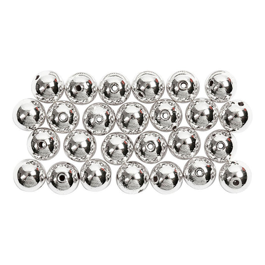Creativ company kralen zilver, 50st.