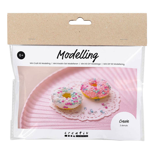 Creativ company mini hobbyset boetseren donuts
