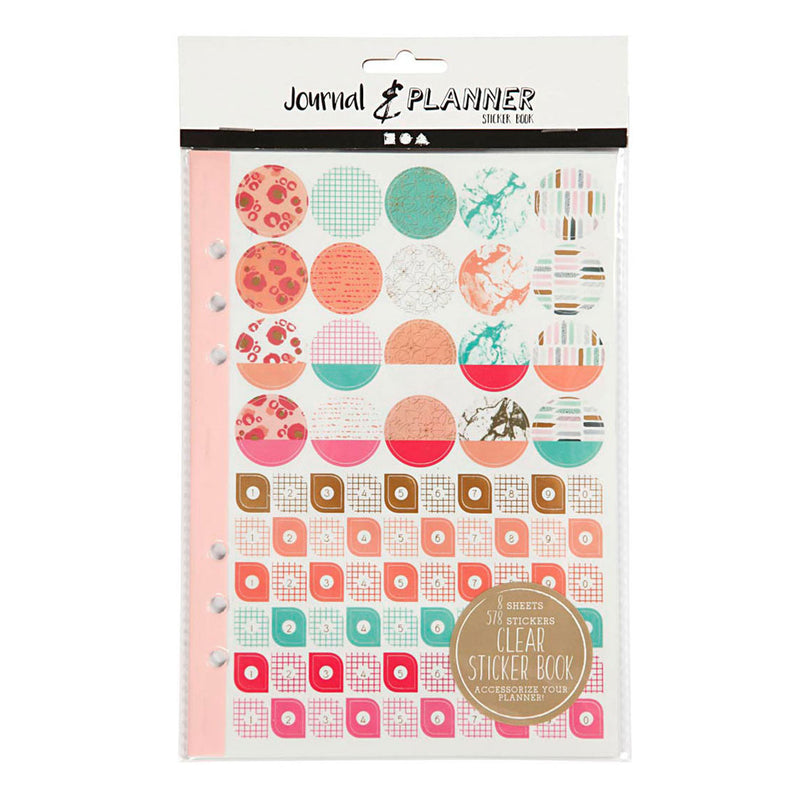 Load image into Gallery viewer, Creativ company stickerboek aquarel a5 voor planner, 578st.
