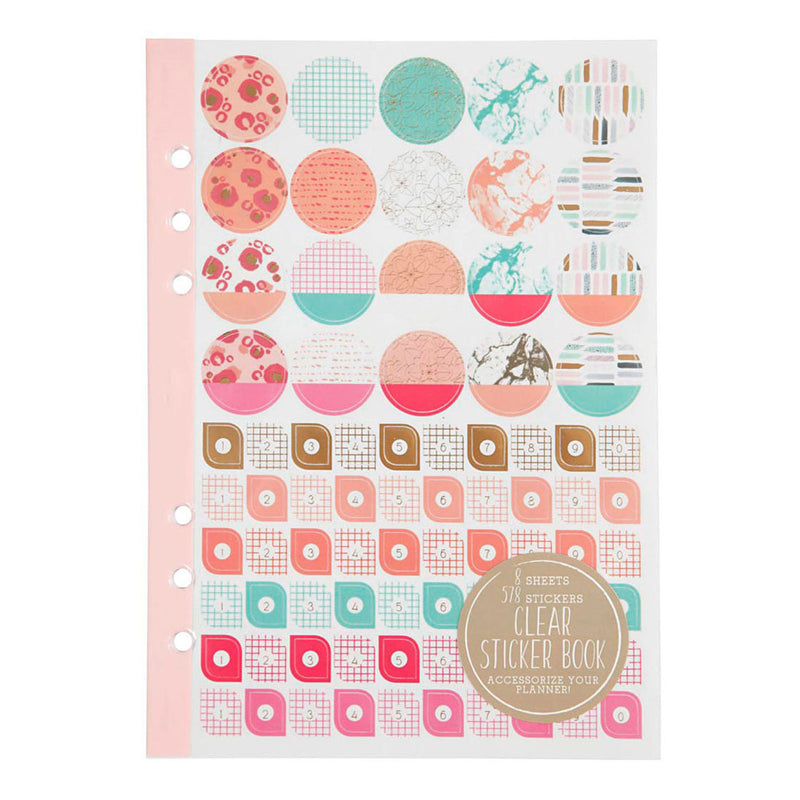 Load image into Gallery viewer, Creativ company stickerboek aquarel a5 voor planner, 578st.
