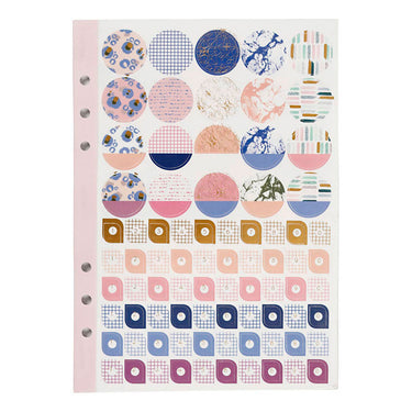 Creativ company https: www.cchobby.nl stickerboek-bloemen-a5-goud-paars-roze-1-stuk