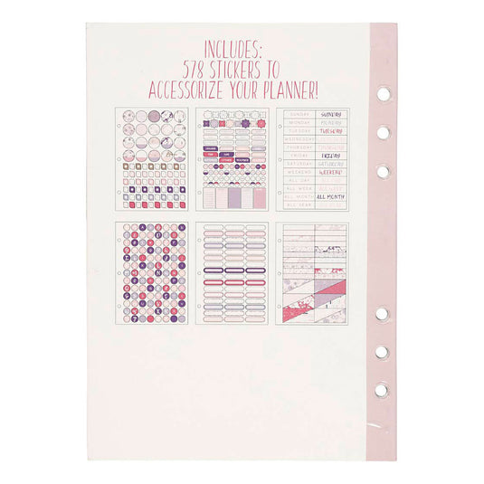 Creativ company stickerboek bloemen a5 voor planner, 578st.