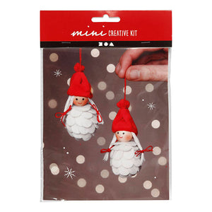 Creativ company creative mini kit kerstelven hangers maken