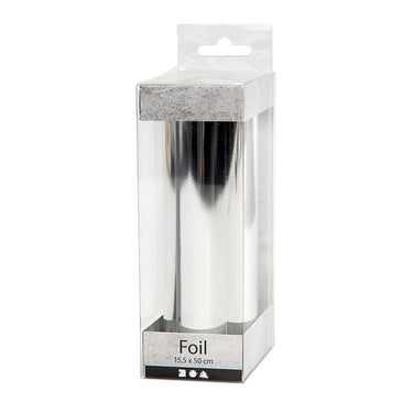 Creativ company https: www.cchobby.nl deco-folie-b-15-5-cm-dikte-0-02-mm-zilver-50-cm-1-rol