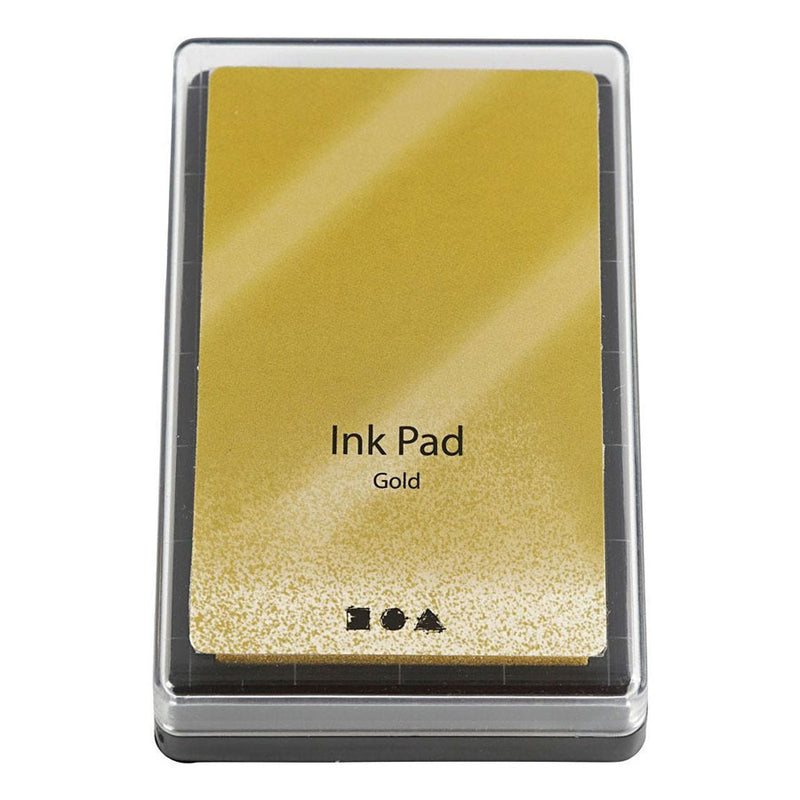 Load image into Gallery viewer, Creativ company stempelinkt goud, 9x6cm
