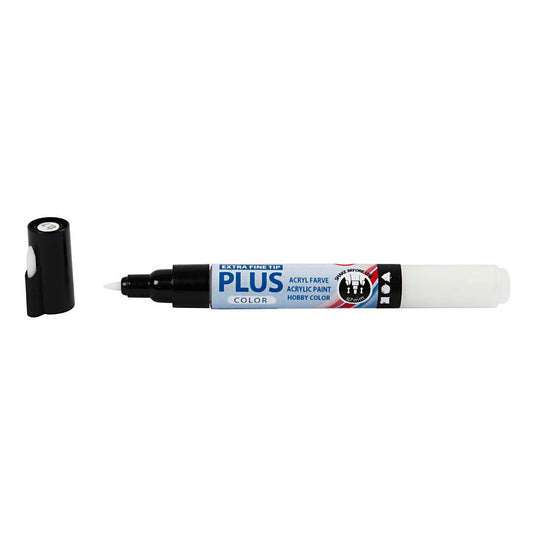 Creativ company http: www.cchobby.nl plus-color-marker-l-14-5-cm-lijndikte-0-7-mm-off-white-5-5-ml-1-stuk