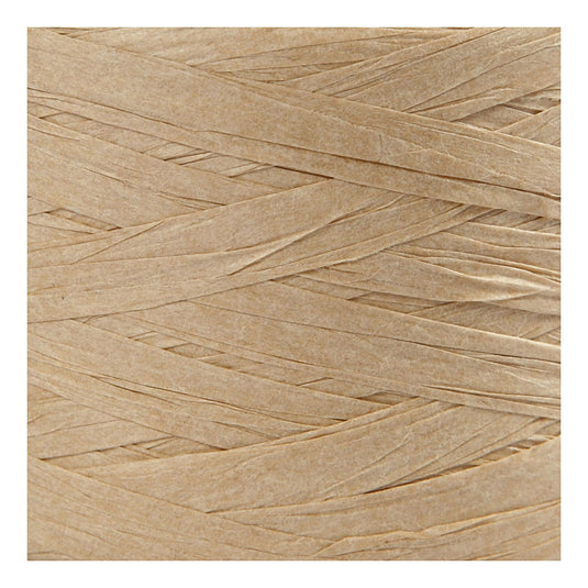 Creativ company papier raffia garen zandkleur, 100m