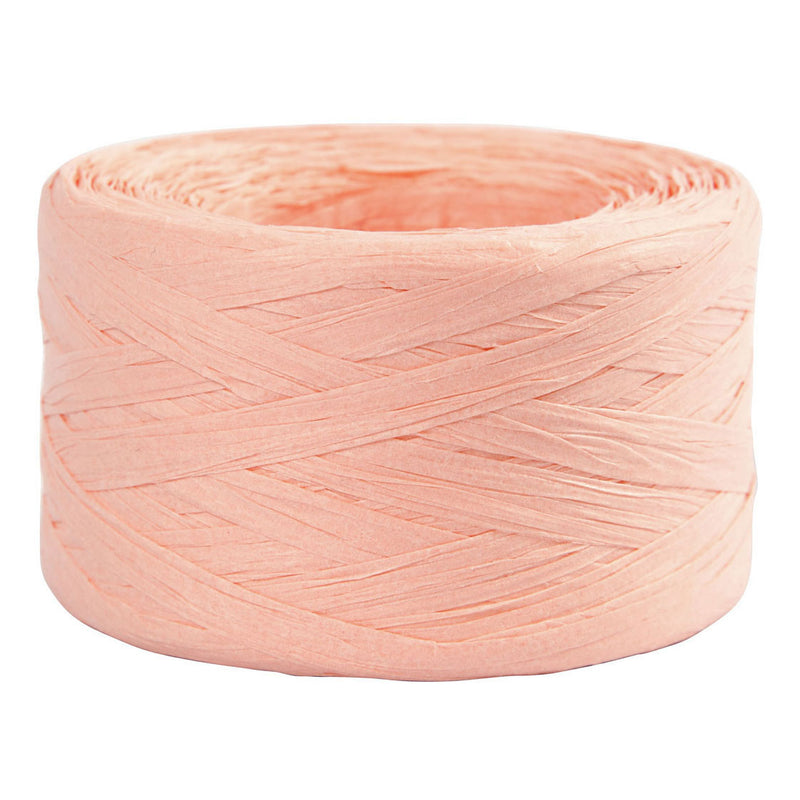 Load image into Gallery viewer, Creativ company papier raffia garen lichtroze, 100m
