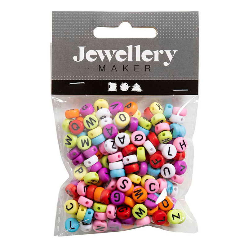 Afbeelding laden in galerijviewer, Creativ company ronde letterkralen diverse kleuren, 25 gram

