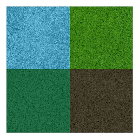 Creativ company stempelinkt, groen, lichtgroen, olijf, aqua, h: 2 cm, afm 3,5x3,5 cm, 4 stuk 1 doos