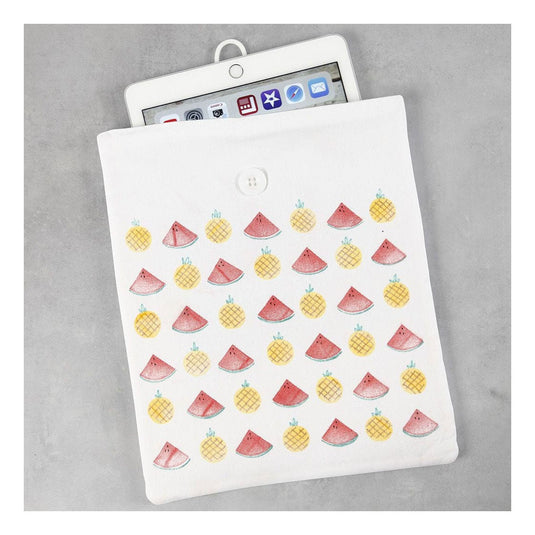 Creativ company tablet hoes wit, 22x27cm