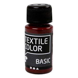Creativ company textile color semi-dekkende textielverf - bruin, 50ml