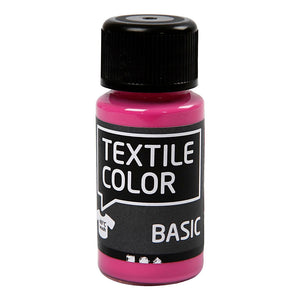 Creativ company textile color semi-dekkende textielverf - roze, 50ml