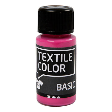 Creativ company textile color semi-dekkende textielverf - roze, 50ml