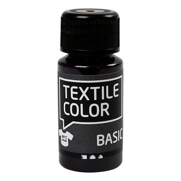 Creativ company textile color semi-dekkende textielverf - rood paars, 50ml