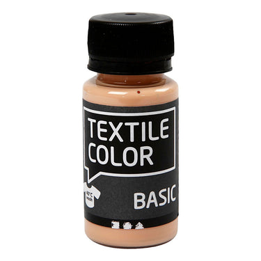Creativ company textile color semi-dekkende textielverf - licht beige, 50ml