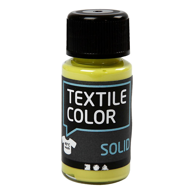 Load image into Gallery viewer, Creativ company textile color dekkende textielverf - kiwi, 50ml
