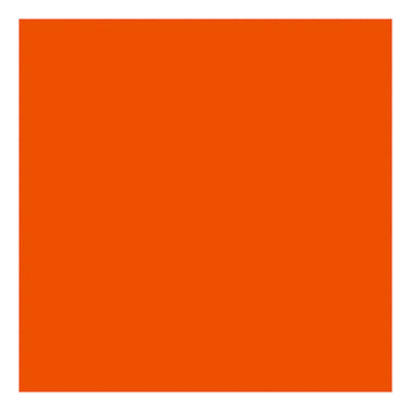 Creativ company textile color dekkende textielverf - neon oranje, 50ml