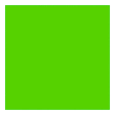 Creativ company textile color dekkende textielverf - neon groen, 50ml
