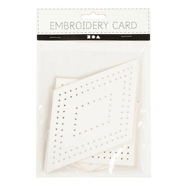 Creativ company https: www.cchobby.nl kruissteken-karton-geometrisch-afm-10-17-cm-wit-20-stuk-1-doos