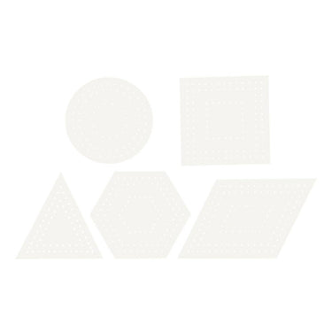 Creativ company https: www.cchobby.nl kruissteken-karton-geometrisch-afm-10-17-cm-wit-20-stuk-1-doos