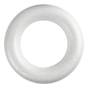 Creativ company styropor ringen met platte achterkant, 30cm
