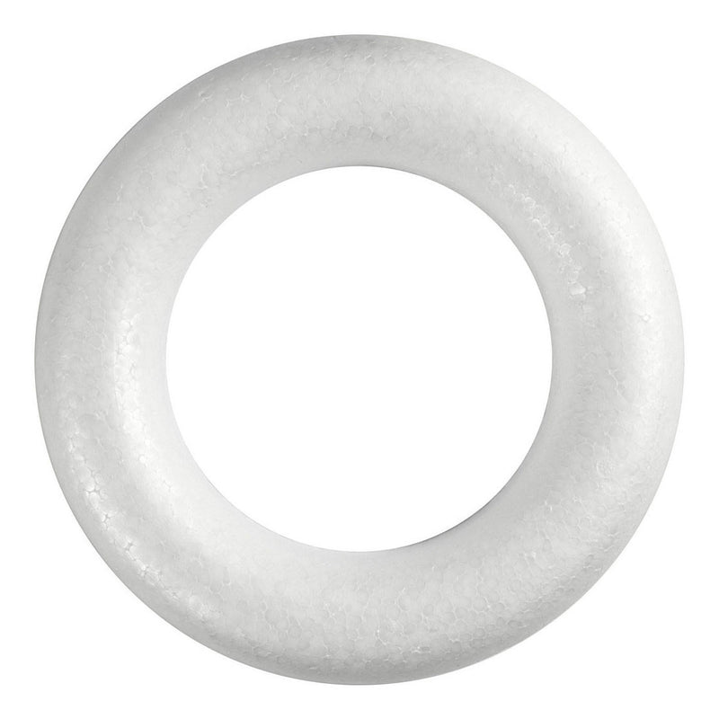 Laden Sie das Bild in Galerie -Viewer, Creativ company styropor ringen met platte achterkant, 30cm
