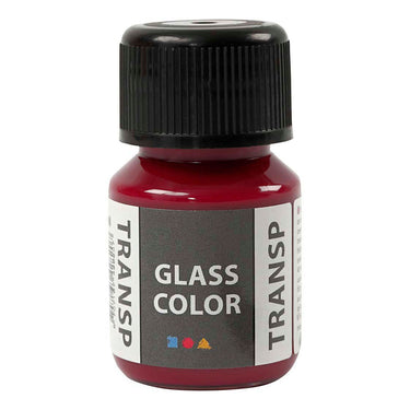 Creativ company glass color transparante verf - roze, 30ml