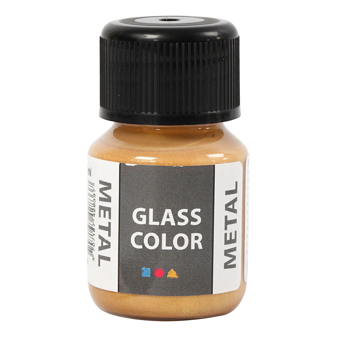 Creativ company glass color metal verf goud, 30ml