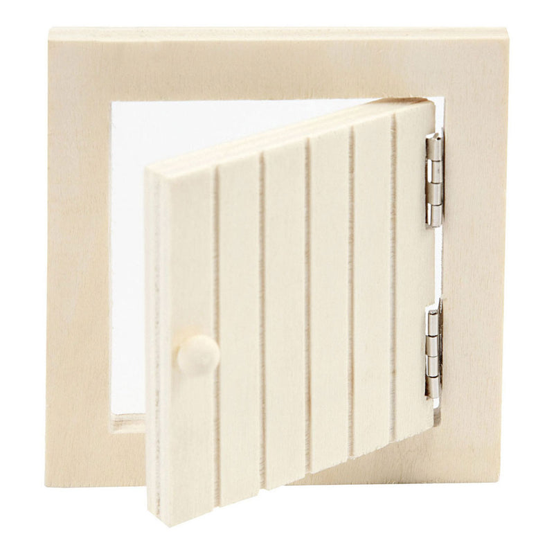 Afbeelding laden in galerijviewer, Creativ company http: www.cchobby.nl zolderluik-en-touwladder-afm-9-20-cm-1-set
