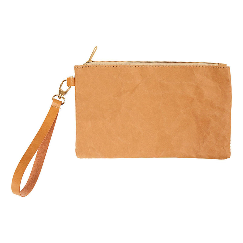 ギャラリービューアに画像をロードする, Creativ company faux leather tasje bruin, 21x18cm
