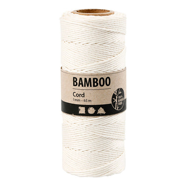 Creativ company https: www.cchobby.nl bamboekoord-dikte-1-mm-wit-65-m-1-rol