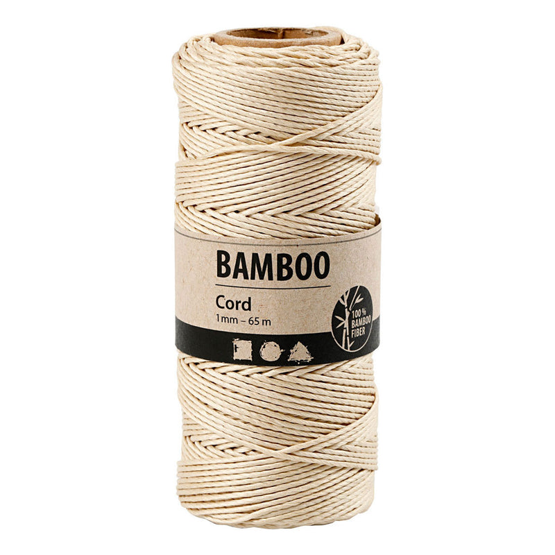 Load image into Gallery viewer, Creativ company bamboekoord off-white, 65m
