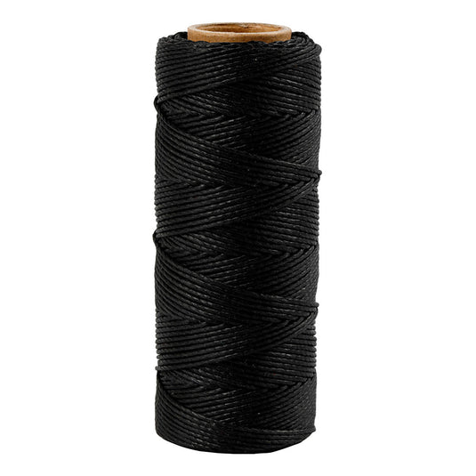 Creativ company bamboekoord 1 mm zwart 65 m