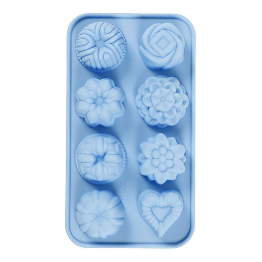Creativ company siliconen gietmal cakejes blauw